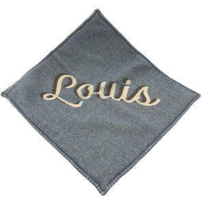 LOUIS VUITTON  logo Cushion Cover cushion Wool / Cashmere Navy